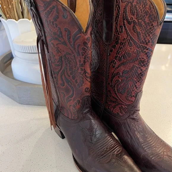 Shyanne Tassel Snip Toe Cowboy/Cowgirl Boots Size 9 - Picture 8 of 10